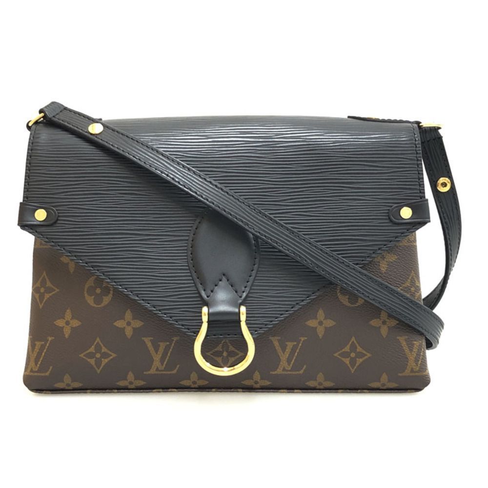 Louis Vuitton Monogram Saint Michael Noir Shoulder Bag Epi Black